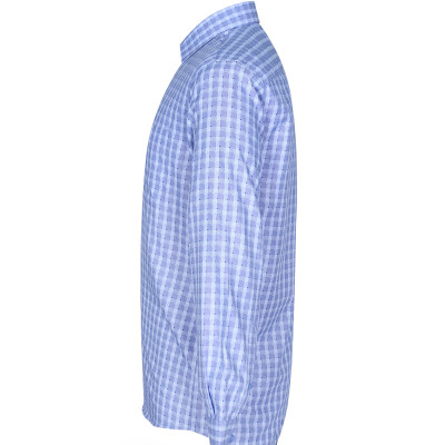 Áo sơ mi nam tay dài form suông Khatoco A1MD468T1-CNCR235-2411-D