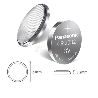 Hộp Pin nút Panasonic 3V CR-2032VN/5B (50 viên) - Hàng chính hãng