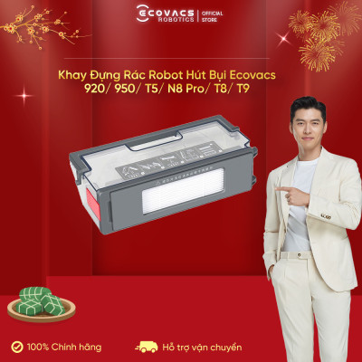 Khay Đựng Rác DEEBOT OZMO 920/ 950/ T5/ N8 PRO/ T8/ T8 AIVI- Hàng Chính Hãng