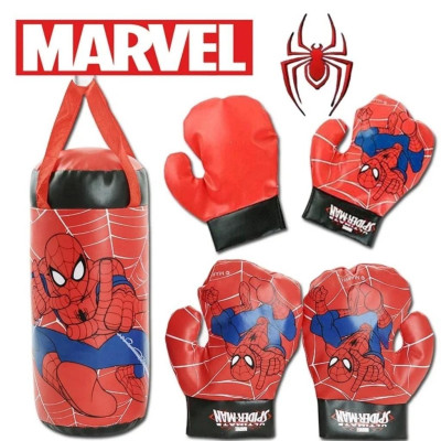 Bộ đồ chơi đấm bốc kèm găng tay cho trẻ em,họa tiết người nhện Linh Chi Bedding X LINH CHI STORE