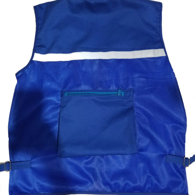 Áo gile kỹ sư xanh dương