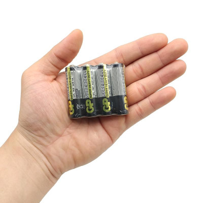 Vỉ 4 Pin Tiểu GP Supercell Super Heavy Duty AA - GP 15PL-2S4