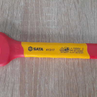 Cờ lê đầu mở 17mm cách điện 1000V VDE SATA 41317