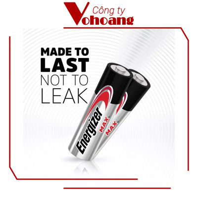 Pin Max 8 + 4 Viên Energizer E92 BP8+4 AAA - Hàng Chính Hãng Model 2020