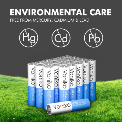 Vỉ 4 Pin Kiềm AAA - Voniko