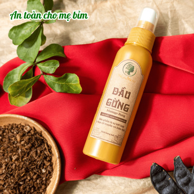 Dầu gừng thảo mộc massage tan mỡ bụng sau sinh Wonmom 70g
