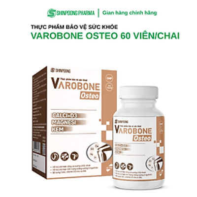 [Hộp 60 Viên] Viên Uống VAROBONE OSTEO Hỗ Trợ Cải Thiện Loãng Xương - SHINPOONG PHARMA