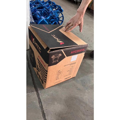 [Freeship]Đầu nén khí loại 2 Piston 51mm màu xanh Puma,Công suất 1/2HP -1HP, hiệu HTC HTC2X51A