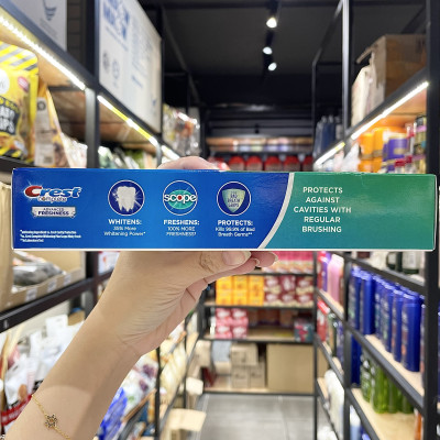 Kem đánh răng Crest Complete Extra Whitening Scope Advanced Freshness 232g