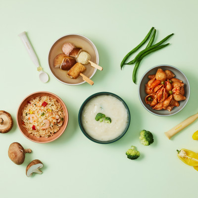 Bộ 2 Tô Silicone Chống Trượt LocknLock Little Luv Cho Bé HPP961, Hàng Chính Hãng - JoyMall