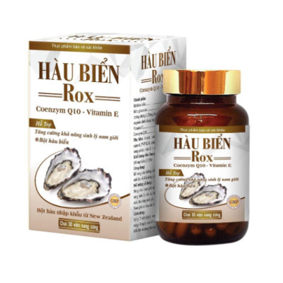 Hàu Biển ROX tăng cường sinh lý nam, bổ thận, tráng dương - Hộp Trắng 30 viên
