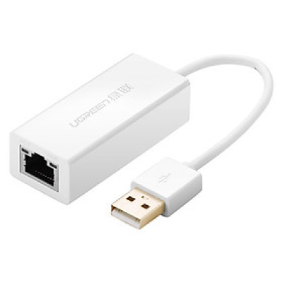 Cáp Chuyển Đổi Ugreen USB 2.0 Sang RJ45 (15cm) - Hàng Chính Hãng