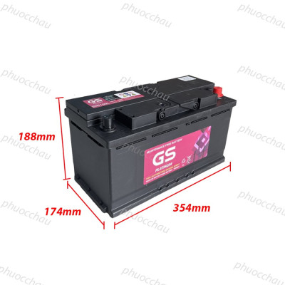 Bình Ắc Quy GS MF DIN100L 12V-100AH