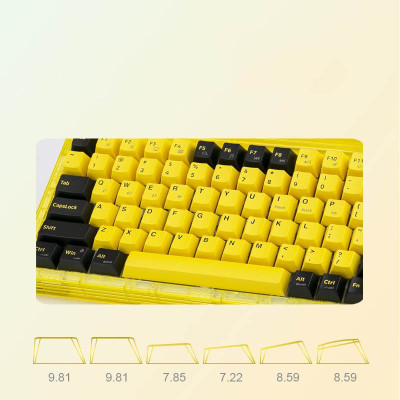 Bàn phím cơ không dây Newmen GM980 Starry Sky Sunset clouds - Sunrise light Nebula - Hàng Chính Hãng 