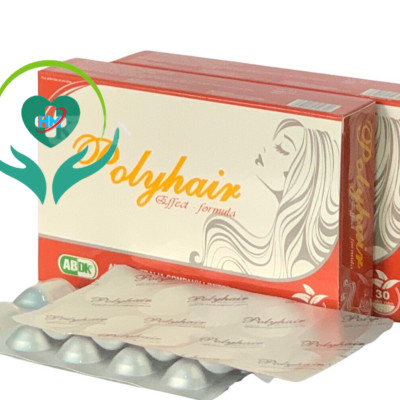 ￼Dưỡng tóc Polyhair- Hộp 30 Viên - Dưỡng tóc suôn mượt, kích thích mọc tóc, ngăn ngừa rụng tóc, xơ tóc