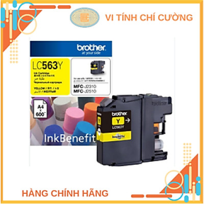 Mực In Brother LC-563Y - Hàng Chính Hãng