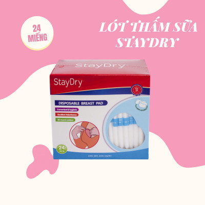 Miếng Thấm lót sữa StayDry (24 miếng)
