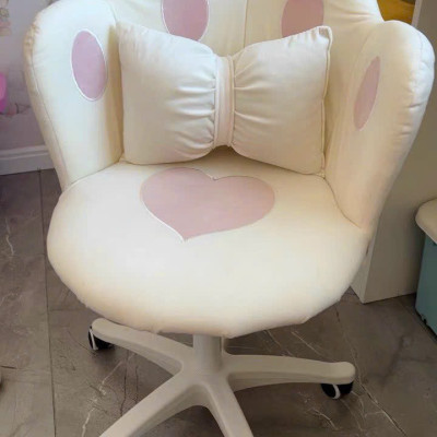 Ghế ngồi xoay công chúa Juno Sofa ghế vương miện, ghế ngồi bàn trang điểm dễ thương 