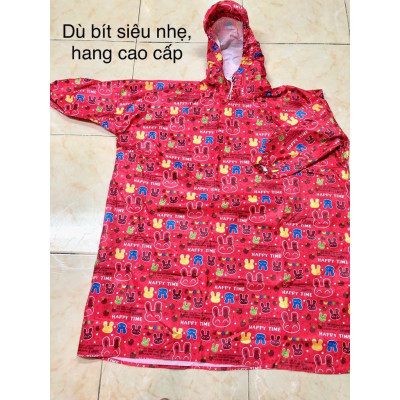 Áo Mưa Bít Trẻ Em, Áo Mưa Trùm Trẻ Em Che Kín Người An Toàn Cho Bé