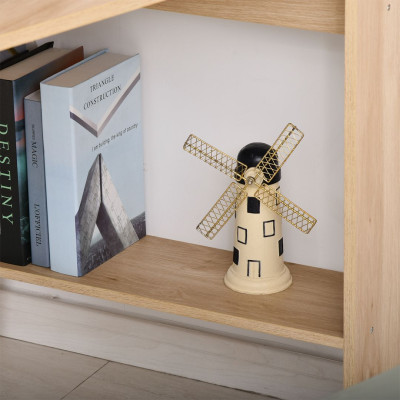 Bàn làm việc liền tủ tại nhà bằng gỗ đẹp SMLIFE Dordabo