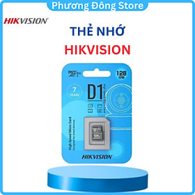 Thẻ Nhớ Micro SD Hikvision 128Gb - 92MB/s Class 10, Thẻ nhớ camera, Thẻ nhớ điện thoại - hàng chính hãng