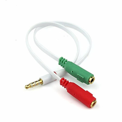 Cáp Chia Mic và Audio chuẩn 3.5 cho ĐIện thoại hát karaoke