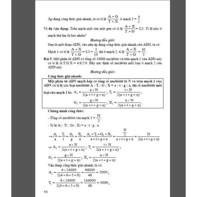 SÁCH - Phương pháp mới giải nhanh bài tập di truyền (dùng chung các bộ sgk hiện hành) - HA