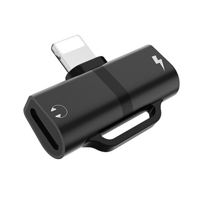 Đầu chuyển 2A Hoco LS20 kết nối iPhone sang 2 iPhone thiết kế linh hoạt gọn gàng ( 2 màu ) - Hàng chính hãng