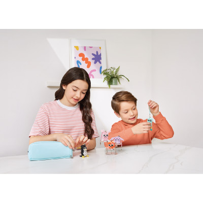 Đồ Chơi Bộ Làm Vòng Tay Tình Bạn Và Thú Cưng LinXo Chim Cánh Cụt MAKE IT REAL 6101MIR/BLK