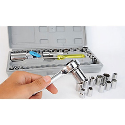 Bộ Dụng Cụ 40 Món Cho Xe Máy Ô Tô- Hàng chính hãng 