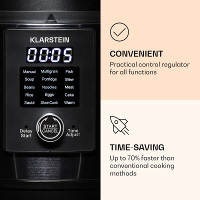  NỒI ÁP SUẤT ĐA NĂNG KLARSTEIN 4.8L- Hàng Chính Hãng