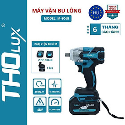 Máy vặn/ siết Bulong bằng pin Tholux M-8068, Lực Siết 350N.m