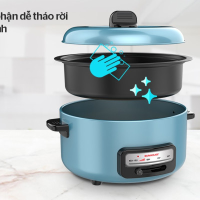 Lẩu Điện SUNHOUSE SHD4527 3.5L- Hàng chính hãng