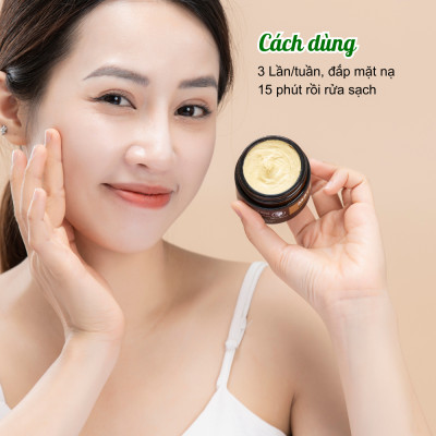 Bộ dưỡng trắng, sạch thâm mụn Wonmom ( 1 Sữa rửa mặt + 1 Mặt nạ nghệ )