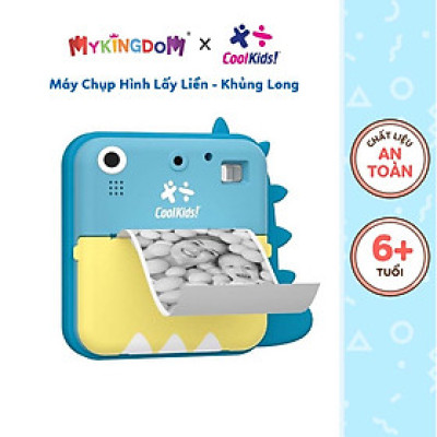 Đồ Chơi COOLKIDS Máy Chụp Ảnh Lấy Liền Khủng Long Tinh Nghịch YT019/BL