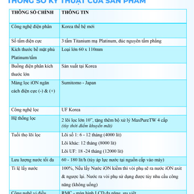 Máy Lọc Nước Điện Giải Ion Kiềm ROBOT IonSmart 38 Nóng Thông Minh - Hàng Chính Hãng