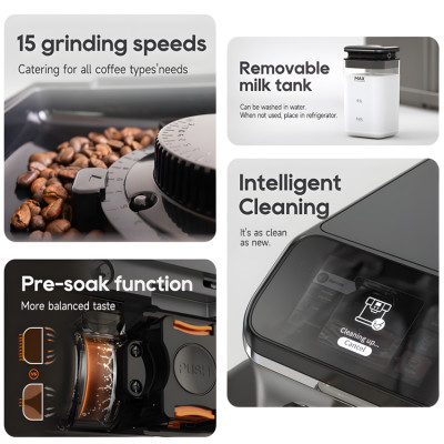 HÀNG NHẬP KHẨU - Máy pha cà phê tự động chuyên nghiệp, dùng cho quán cà phê, nhà hàng và khách sạn HiBREW H16