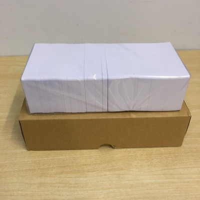 Hộp 50 cái thẻ nhựa trắng ( PVC) dùng cho máy in epson, canon,..  - Hàng nhập khẩu