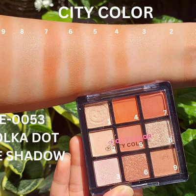 Phấn mắt CITY COLOR Polka dot 9 ô.