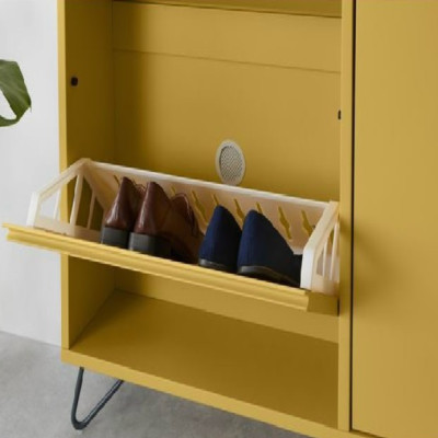 Tủ giày xoay 3 hộc 1 cánh cửa mở Tundo KT Ngang 90 x Sâu 25 x Cao 130cm