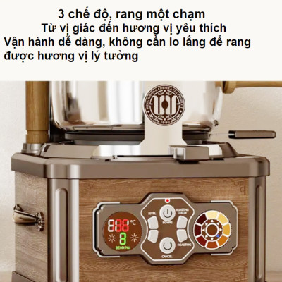 Máy rang hạt cà phê không khói tự động chuyên nghiệp. Thương hiệu Đài Loan cao cấp Wing Kwong WCR-150. HÀNG CHÍNH HÃNG