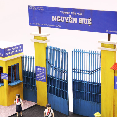 MÔ HÌNH TỰ LẮP RÁP DIY SÀI GÒN THU NHỎ - HỒI ỨC MÁI TRƯỜNG XƯA - GP02