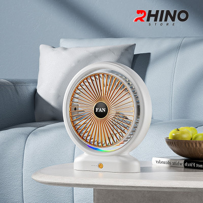 Quạt tích điện để bàn văn phòng Rhino F103 gồm 3 mức độ gió