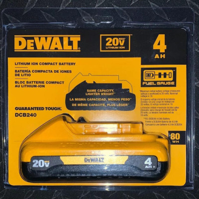 PIN CHO MÁY KHOAN 18V-5.0AH DEWALT DCB184- B1- HÀNG CHÍNH HÃNG