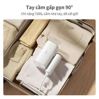 Bàn là hơi nước cầm tay SEKA, Bàn ủi cầm tay bình nước lớn 170ml Công suất 1200W hàng nhập khẩu