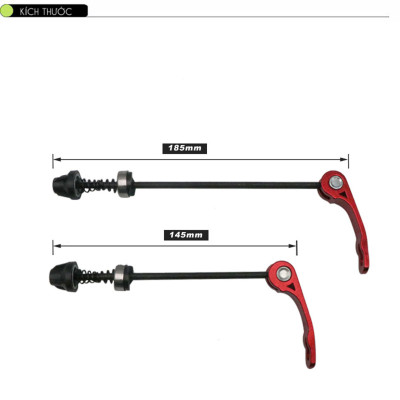 Ty Kẹp Trục, Khóa Mở Nhanh Trục Xiên Bánh Xe Đạp (2 Cái) Mai Lee