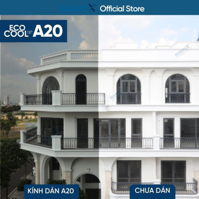 Phim cách nhiệt kính nhà NanoX A20 chống nắng nóng cho nhà ở & văn phòng