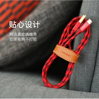 Ugreen UG40398US246TK 1.5M màu Xanh dương Cáp sạc truyền dữ liệu USB 2.0 sang MICRO USB dây bọc lưới - HÀNG CHÍNH HÃNG