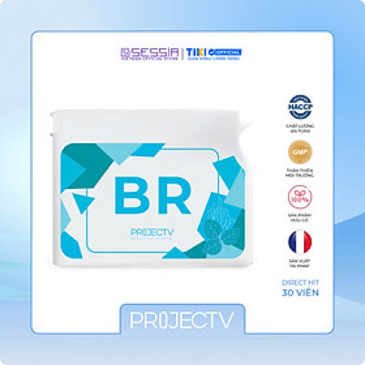 Thực Phẩm Sức Khỏe BR Direct Hit - Não Khỏe, Tinh Thần Khỏe - PROJECT V - Hộp 30 Viên - Xuất xứ Pháp, Hàng Chính Hãng