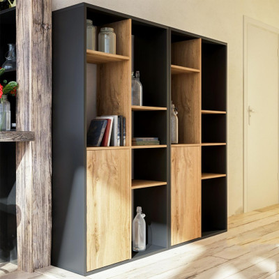 Tủ để sách gia đình thiết kế đẹp SMLIFE Belle